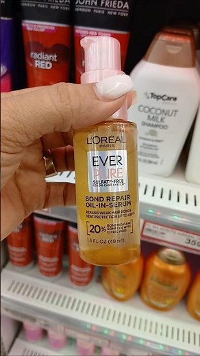 It doesn't need to be rinsed off... that's how you use L'Oréal's Bond Repair 😳