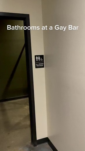 Bathrooms at a Gay Bar #gay #pridemonth 🌈