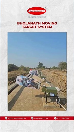 Bholanath Moving Target System | Electronic Shooting Target System