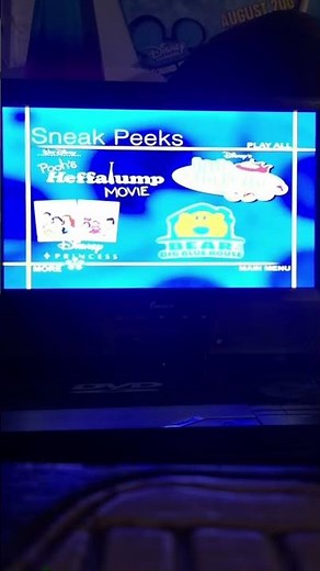 Sneak Peeks Menu from Jojo’s Circus: Animal A Go-Go & Take A Bow 2005 DVDs