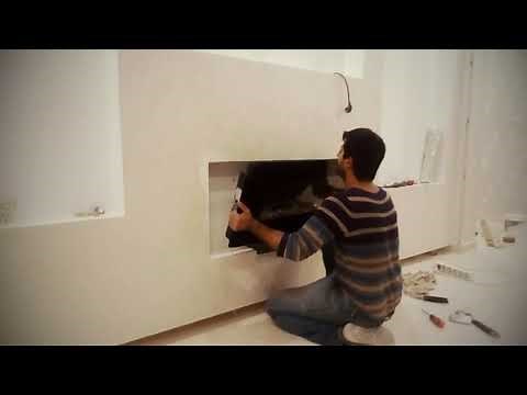 Installation Cheminée électrique encastrée