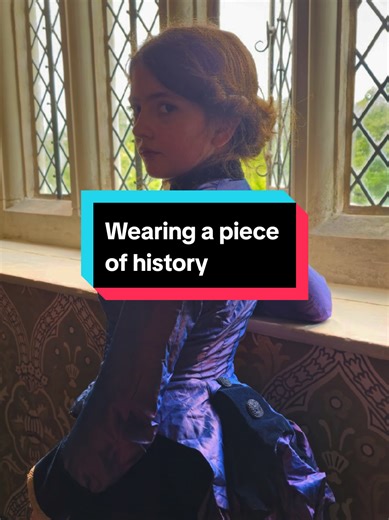 This is an authentic late Victorian dress, believed to date from around 1888–1892. It features: • A tightly fitted, structured bodice • Decorative front button detailing • A high neckline typical of the late 1880s • Narrow fitted sleeves (pre leg-of-mutton era) • A shaped back with a slight bustle influence • Silk-look purple taffeta with black velvet panels The construction is all about structure — no stretch fabrics, just precise tailoring and seam shaping to create the silhouette. Over 130 ye