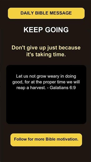 Keep going