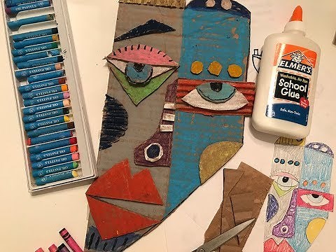 Kimmy Cantrell Inspired Mask Art Lesson for Kids