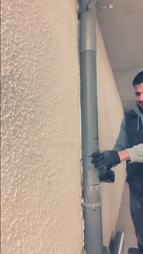 Technique pour couper un pvc de 100 contre un mur pour y mettre un té