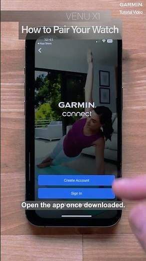 Tutorial - Venu X1: How to Pair Your Watch