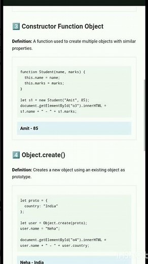 JavaScript Objects Explained | All Types of Objects with Examples & Output (Beginner to Advanced)