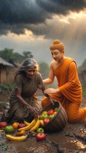 The Storm Will Pass, But Kindness Remains Forever | Buddha's Compassionate Life Lesson #shorts