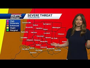 Threat for hail, strong winds, tornado as storms move through Monday, Tuesday