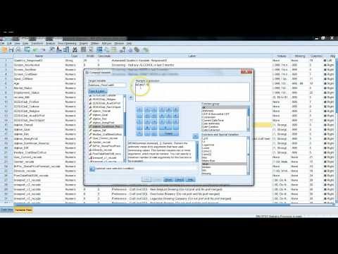 Creating a variable that is an average in SPSS