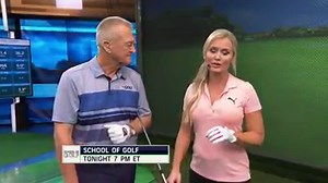 12K views · 155 reactions | Lead eye down + Looking at the front of the ball = One tip for solid short game contact ️ There's plenty more coming your way on a new School of Golf tonight at 7pm ET! | Golf Channel | Facebook