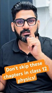 Must-Do Chapters to Pass in Physics Class 12 #class12physics #importantchapters #physicsshorts