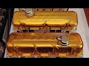 BB Chevy MOROSO valvecovers, old vs new compared.