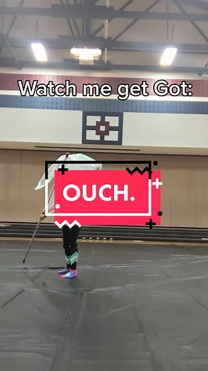 Colorguard Director Fail: OUCH! Bruise Storytime