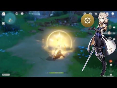 Albedo Skill Quotes: "Burst forth." / "Live." / "Come into being!"