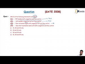 Previous Year Question GATE 2008 | Computer Networks | COMPUTER SCIENCE ENGINEERING