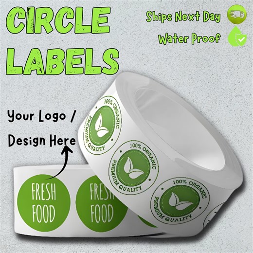 Custom Vinyl Stickers / Die Cut Stickers / Logo Stickers / Custom Stickers | Custom Roll Labels | Personalized Stickers Free Printing Proof - Etsy