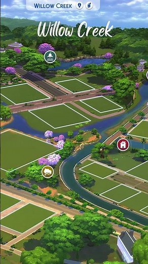 Willow Creek Like You’ve Never Seen It! 🌿 | Stunning Sims 4 Map Replacement (Before & After)