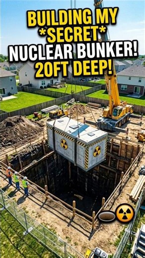 How Engineers Build Nuclear Bunker Underground! ☢️ #shorts