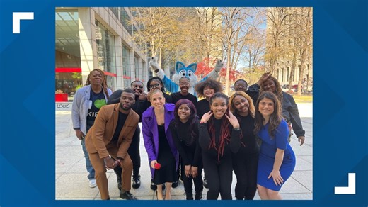 Sponsored: Step into Excellence: Dynamic Wolves Dynasty, KIPP St. Louis High School Step Team takes on Television Plaza