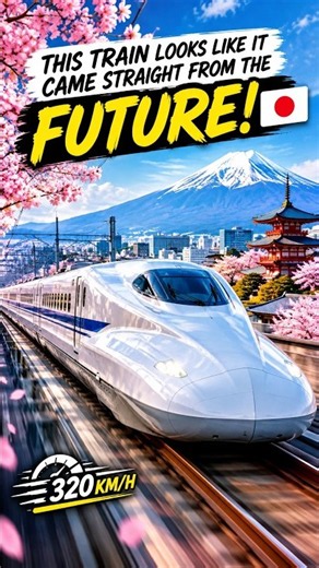 This train looks like it came straight from the future! 🚄🇯🇵