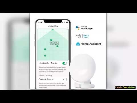 LinknLink eMotion Ultra 60GHz mmWave Radar WiFi Smart Presence