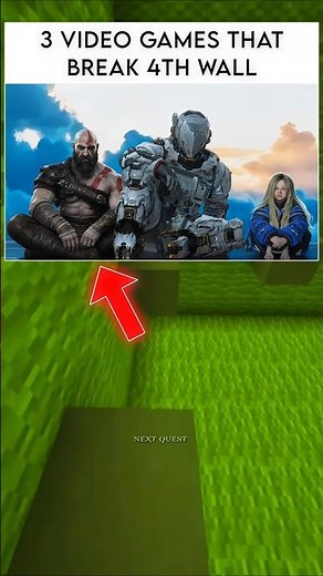 3 Video Games That BROKE The 4th Wall! #godofwar #pragmata #shorts