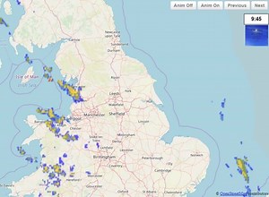 Not many showers across the region but where they are they are tending to train (one after another). Latest radar image shows this nicely below. Some accumulations are possible as we have seen overnight. https://www.chorleyweather.com/radar/ | CW Weather