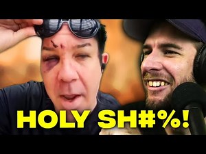 Two Old Men Fight Each Other