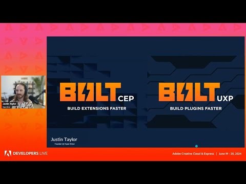 DevTools from the Community: Bolt CEP and Bolt UXP | Justin Taylor