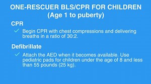 BLS for Children/Infants