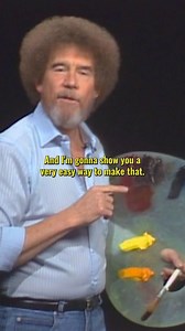 Bob transformed what he saw in front of him into art, one brushstroke at a time🎨 | "The Joy of Painting" with Bob Ross