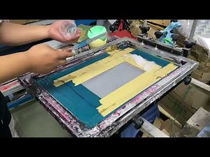 Clothes/T-shirt/Denim/. fabric silicone ink embossing process Tutorial.
