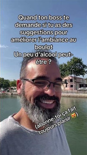 Quand ton boss te demande comment améliorer l’ambiance au boulot… 😂🍻