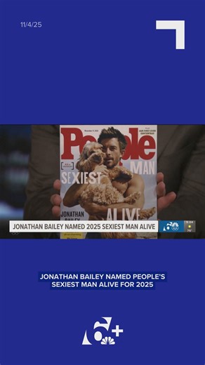 Jonathan Bailey named People's 'Sexiest Man Alive' for 2025