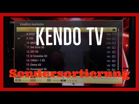 Kendo TV Channel Sorting Tutorial