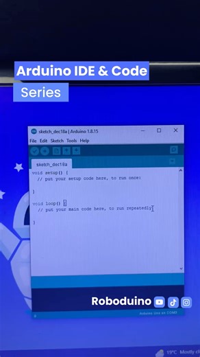 Arduino IDE & Code Series 🖥️✨ #arduinoide #arduinoprogramming #arduinocode #arduino #arduinouno