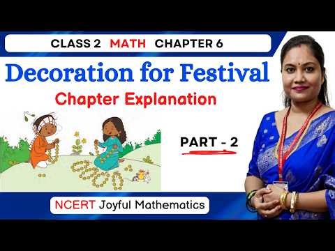 Decoration for Festival Class 2 Part 2 | Class 2 Math Decoration for Festival | Class 2 Math Chap 6