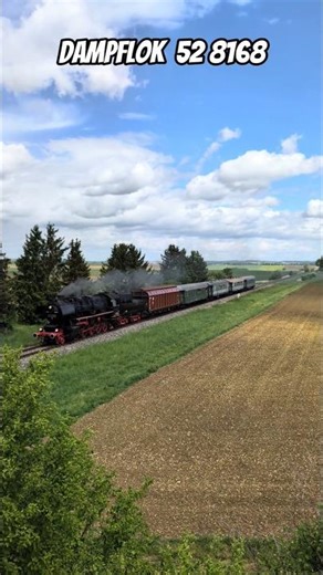 🚂 52 8168 bei Löpsingen – Dampfpower beim 5. Nördlinger Eisenbahnfest