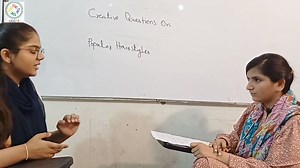 2.1K views · 53 reactions | Activity: Creative Questions Topic: Popular Hairstyles Participants: Kirti Lohana and Sawera Rahimoo | OCEPS | Facebook