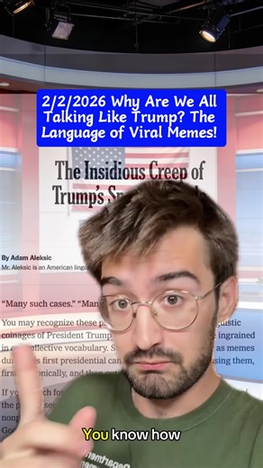 Why Are We All Talking Like Trump? The Language of Viral Memes! 🤔🗣️ #trending #politics #language #viral #fyp