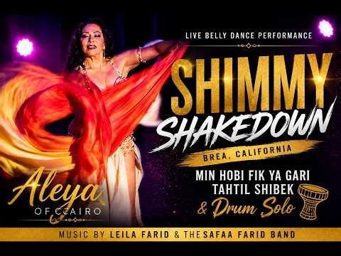 Live Belly Dance Performance Shimmy Shakedown | Egyptian Style