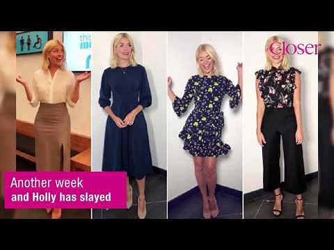 Holly Willoughby's This Morning Outfits 16- 20 April 2018