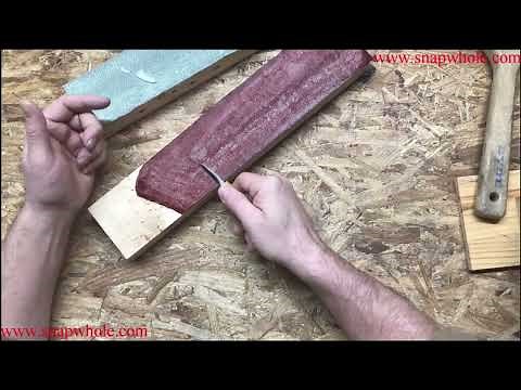 Harbor Freight White and Green Polishing Compound - How to use a Strop