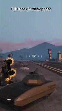 most advanced tank in military base #gta #gta5 #gtav