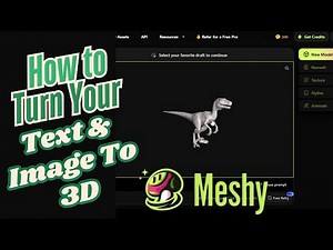 Meshi AI: Instantly Create 3D Models from Text & Images!