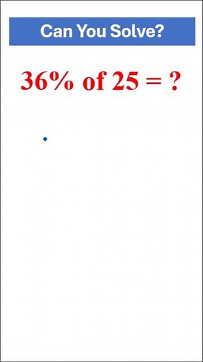 Percentage. #maths #algebra