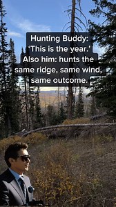 My buddy hunting the same spot, the same way, every day… and still shocked he didn’t see anything. #hunting #wilderness #outdoors #huntinglife #hunt #huntingseason #deerhunting #friends | Hunting Addicts