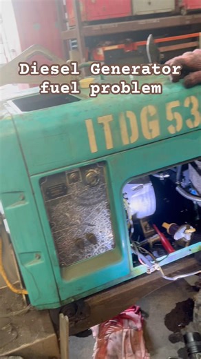 Diesel Generator starting Problem #shorts #generators #towerlight