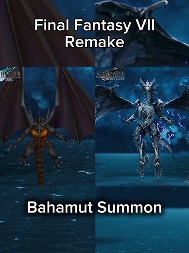 Bahamut Summon in Final Fantasy VII Rebirth